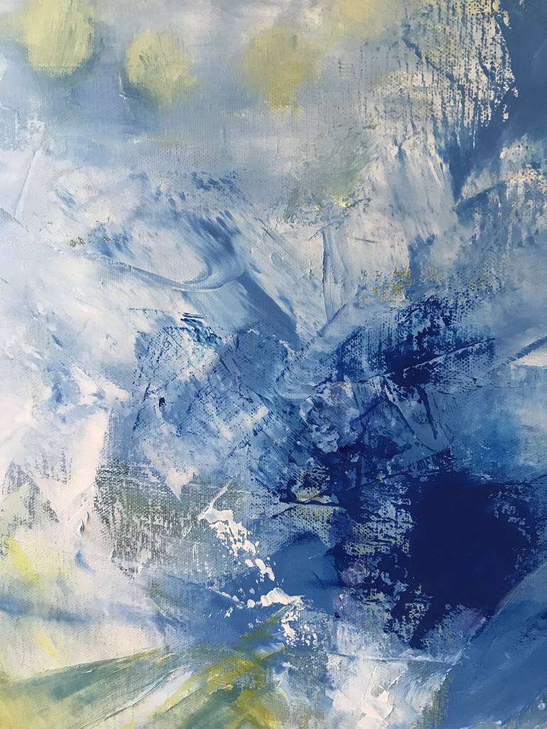 Original Abstract Painting by Roswitha Klotz