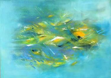 Original Abstract Paintings by Roswitha Klotz