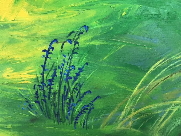 Original Abstract Painting by Roswitha Klotz