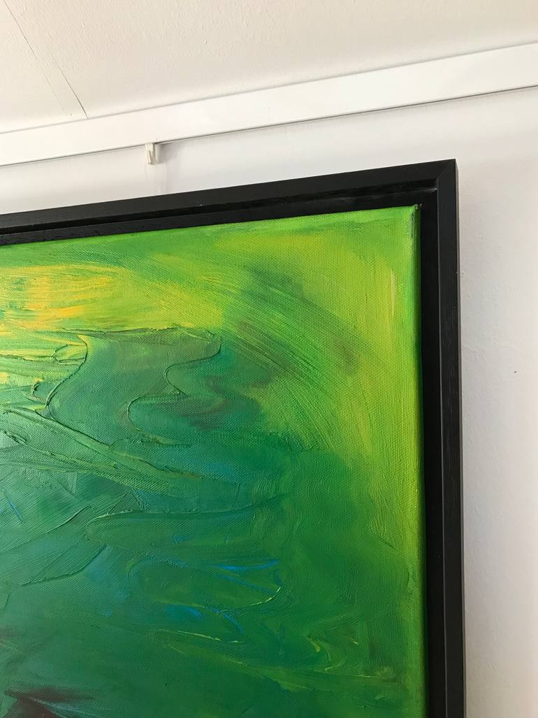 Original Abstract Painting by Roswitha Klotz