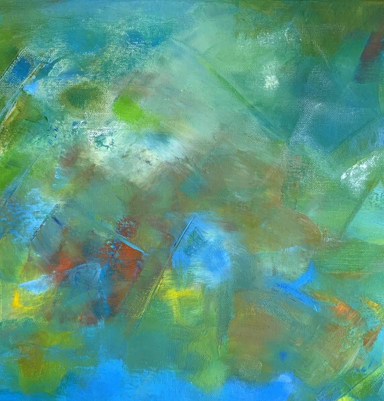 Original Abstract Painting by Roswitha Klotz