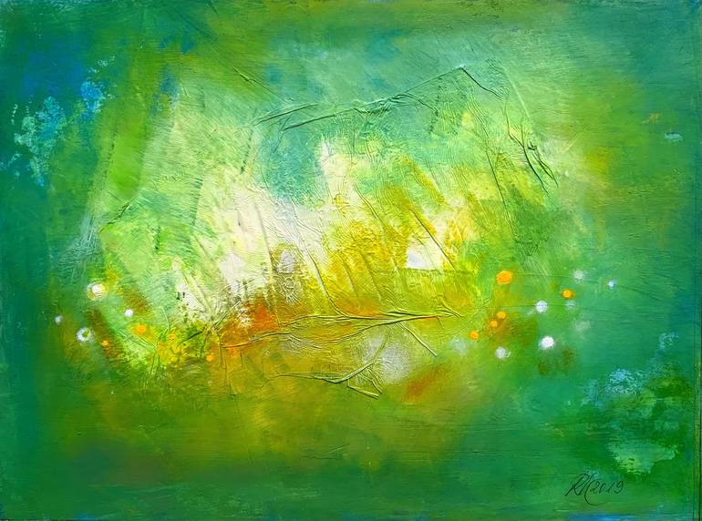 Original Abstract Paintings by Roswitha Klotz