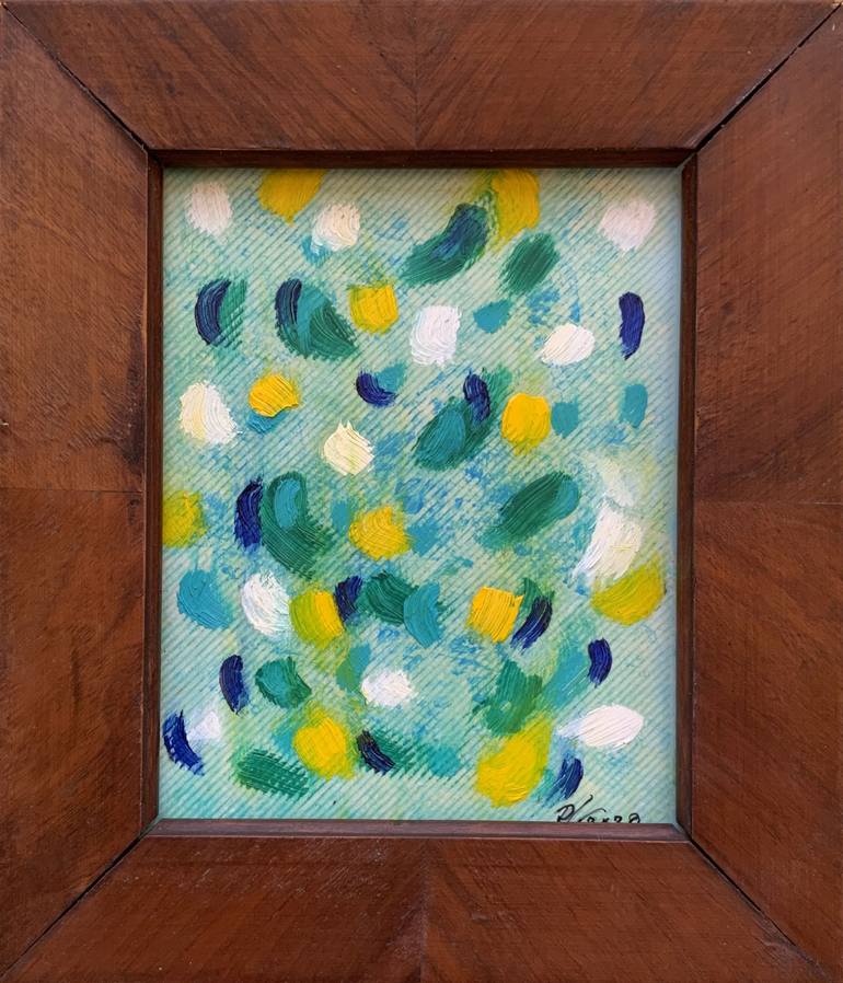 Original Abstract Painting by Roswitha Klotz
