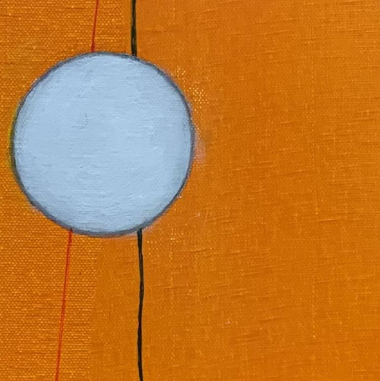 Original Minimalism Abstract Painting by Roswitha Klotz