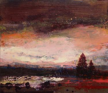 Print of Expressionism Landscape Paintings by mark foulds