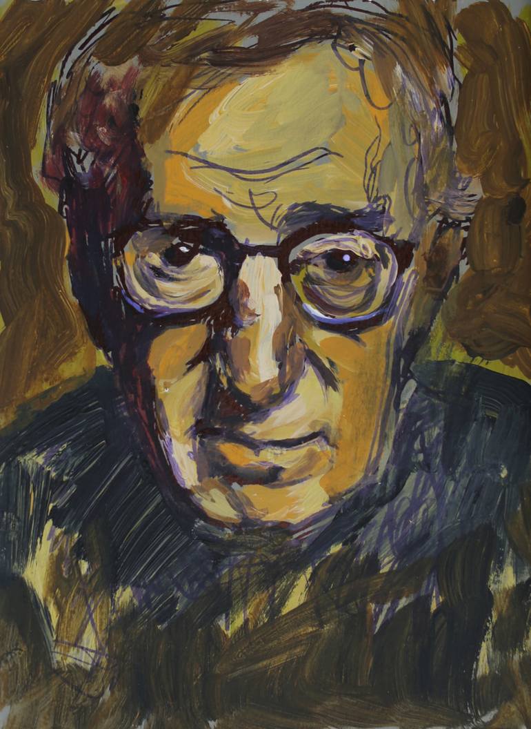 Woody Allen Drawing By Evgeniya Golovina Saatchi Art Images, Photos, Reviews