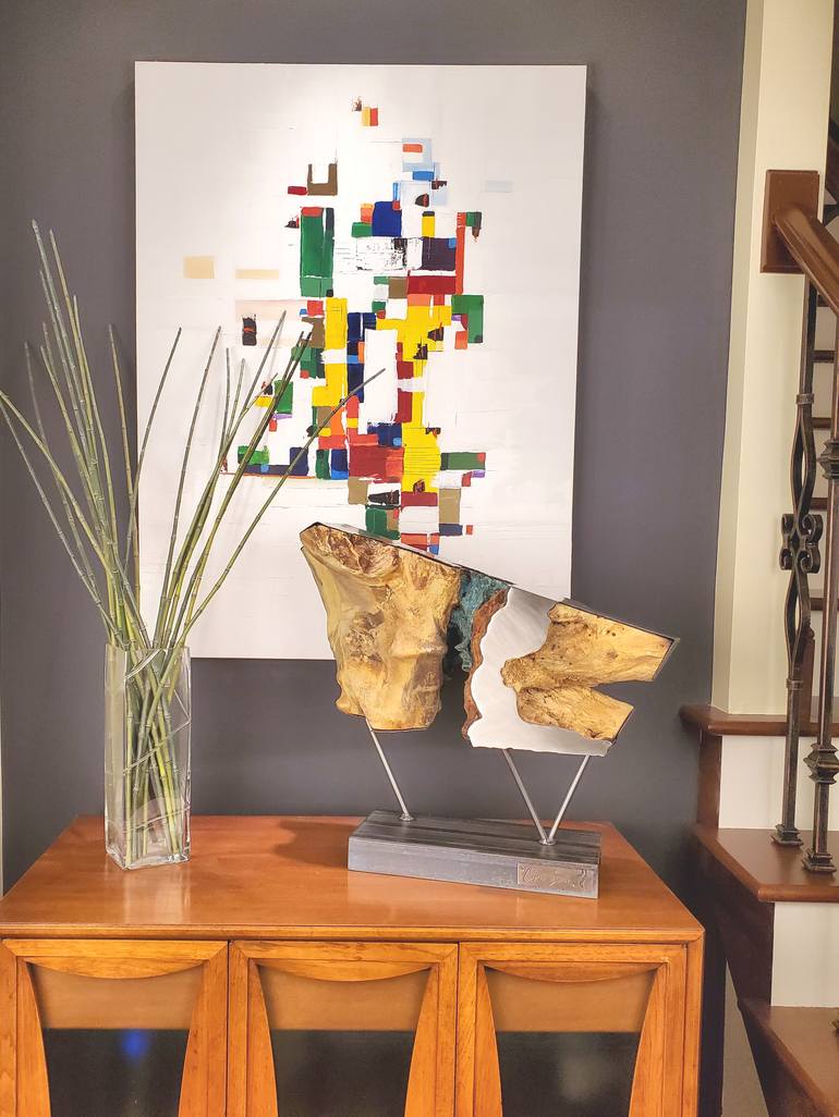 Original Abstract Sculpture by Chris Itsell