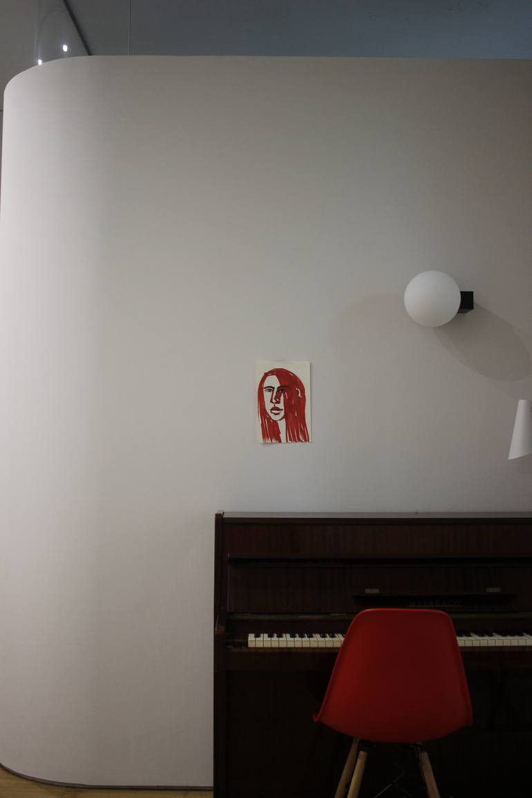 Original Figurative People Drawing by Daryna  Shpuryk