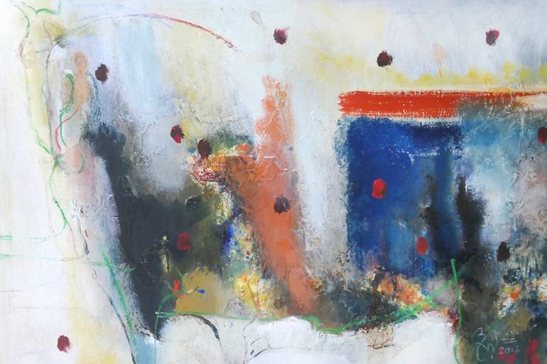 Original Abstract Expressionism Abstract Painting by Bruno Garcia