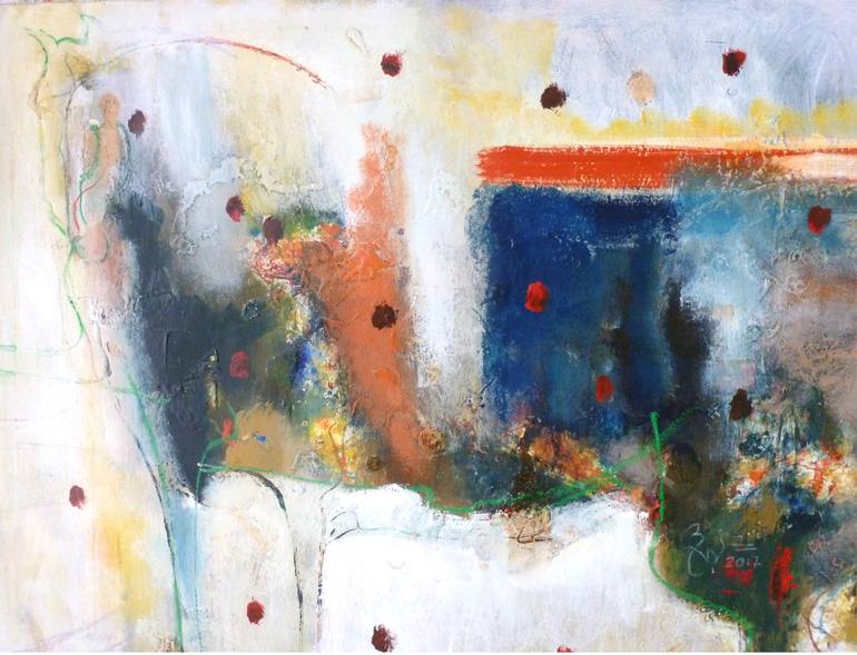 Original Abstract Expressionism Abstract Painting by Bruno Garcia
