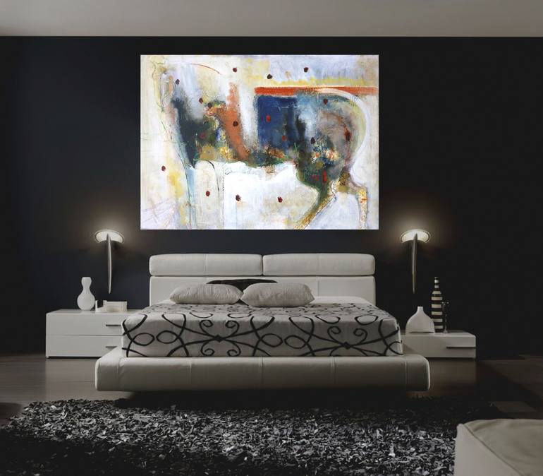 Original Abstract Expressionism Abstract Painting by Bruno Garcia