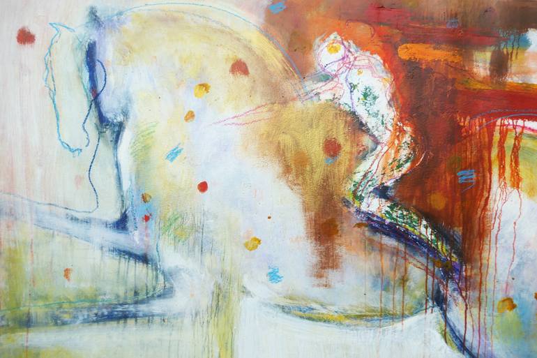Original Abstract Expressionism Abstract Painting by Bruno Garcia