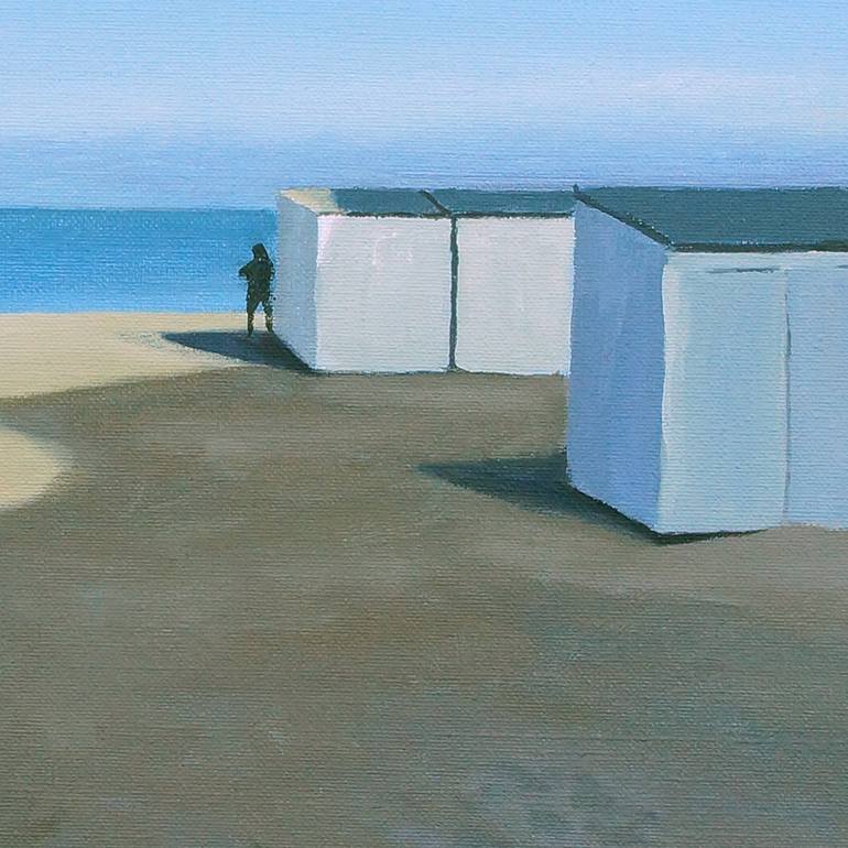 Original Beach Painting by Roland Henrion