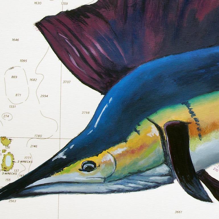 Original Illustration Animal Painting by Roland Henrion
