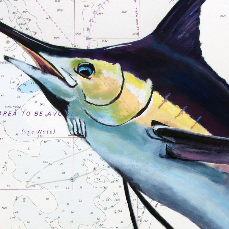 Original Illustration Animal Painting by Roland Henrion