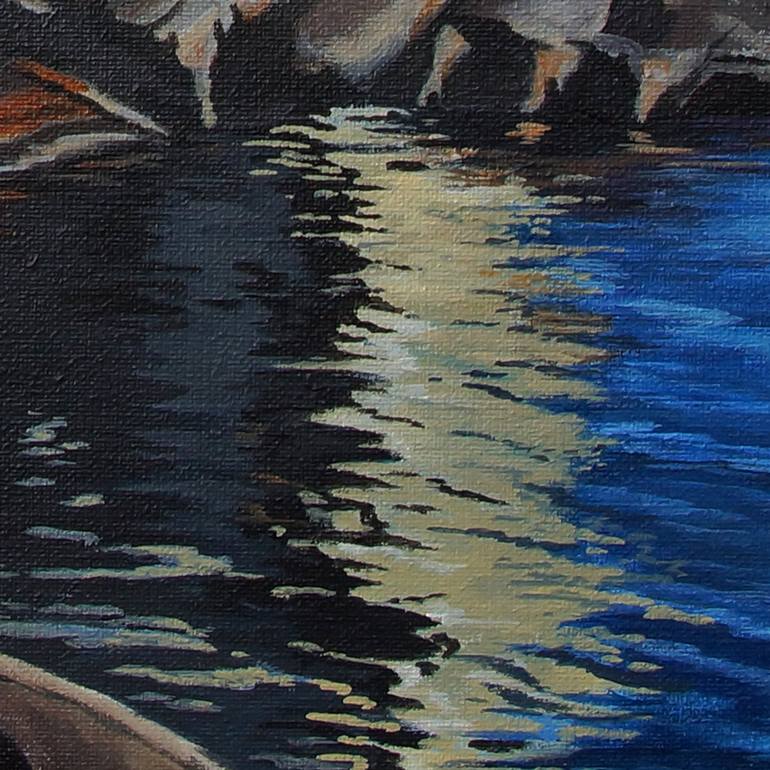 Original Figurative Seascape Painting by Roland Henrion