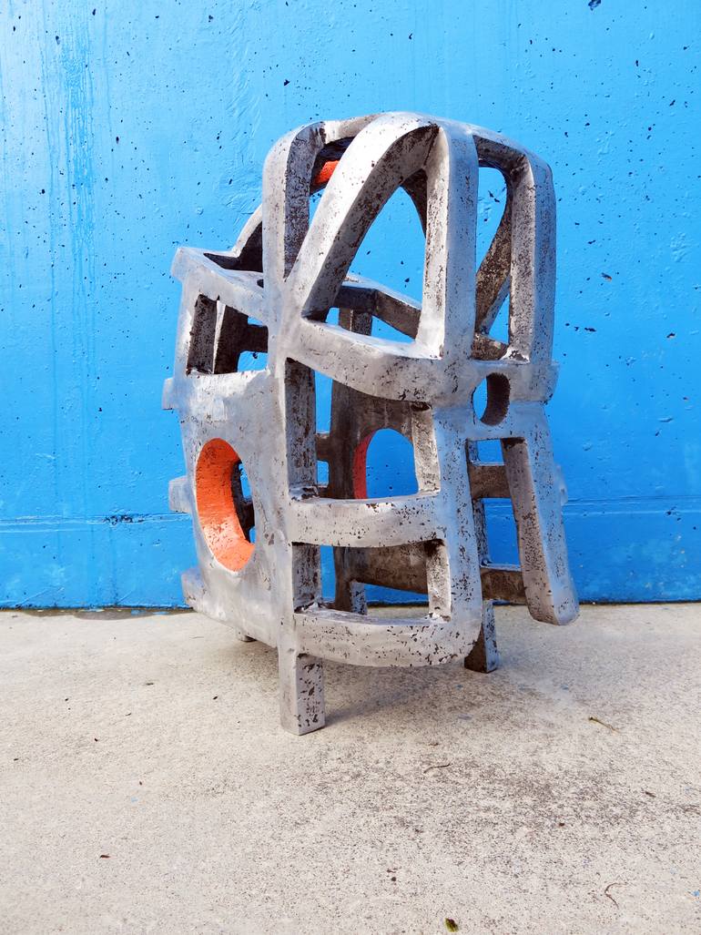 Original Expressionism Geometric Sculpture by Aitor Ruiz De Egino