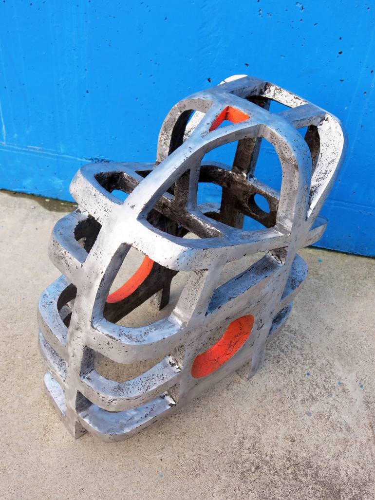 Original Expressionism Geometric Sculpture by Aitor Ruiz De Egino
