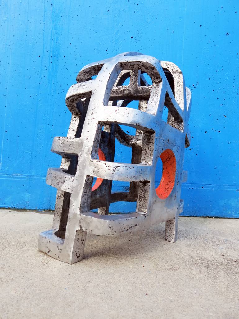 Original Expressionism Geometric Sculpture by Aitor Ruiz De Egino