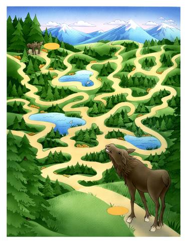 Moose Maze in Alaska thumb