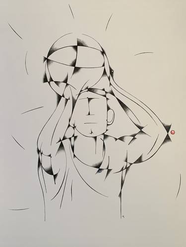 Original Cubism Sports Drawings by Jean-Francois LAURENT