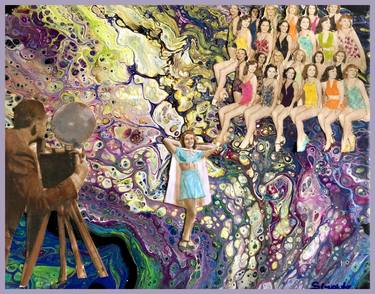 Original Abstract Women Collage by Sylvia Gortz