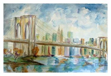 Original Impressionism Cities Paintings by Sylvia Gortz