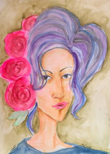 Original Fine Art Women Paintings by Sylvia Gortz