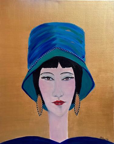 Original Expressionism Portrait Paintings by Sylvia Gortz