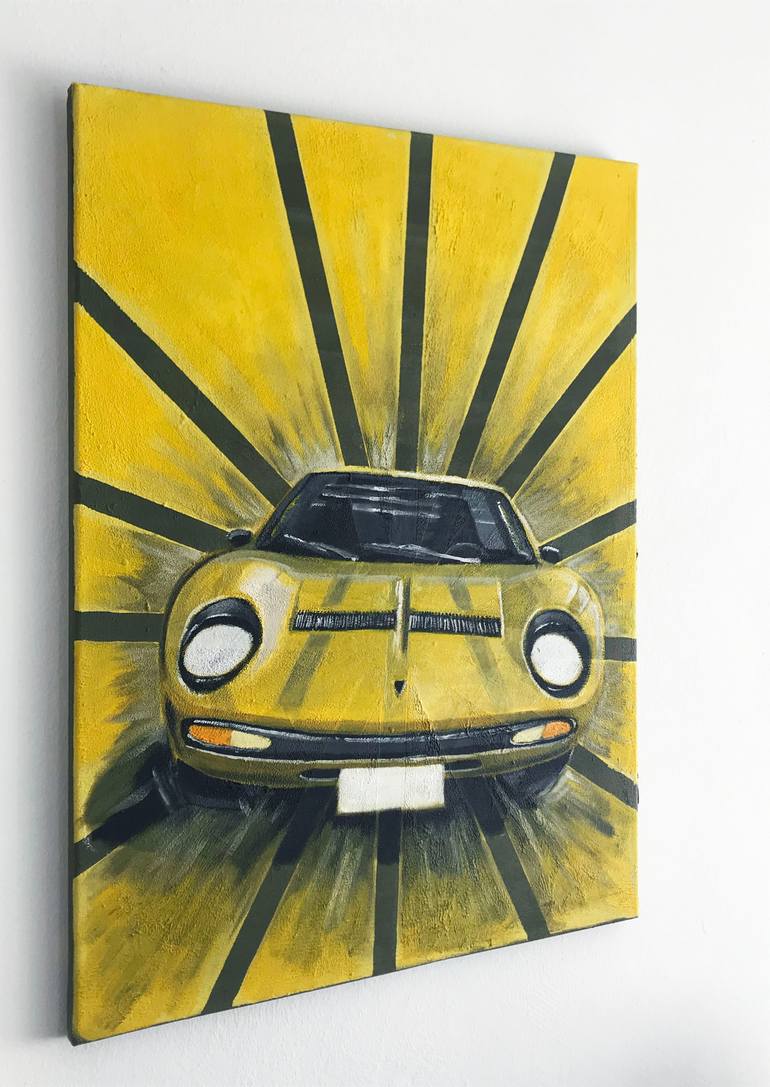 Original Conceptual Transportation Painting by Ayoub Saaif