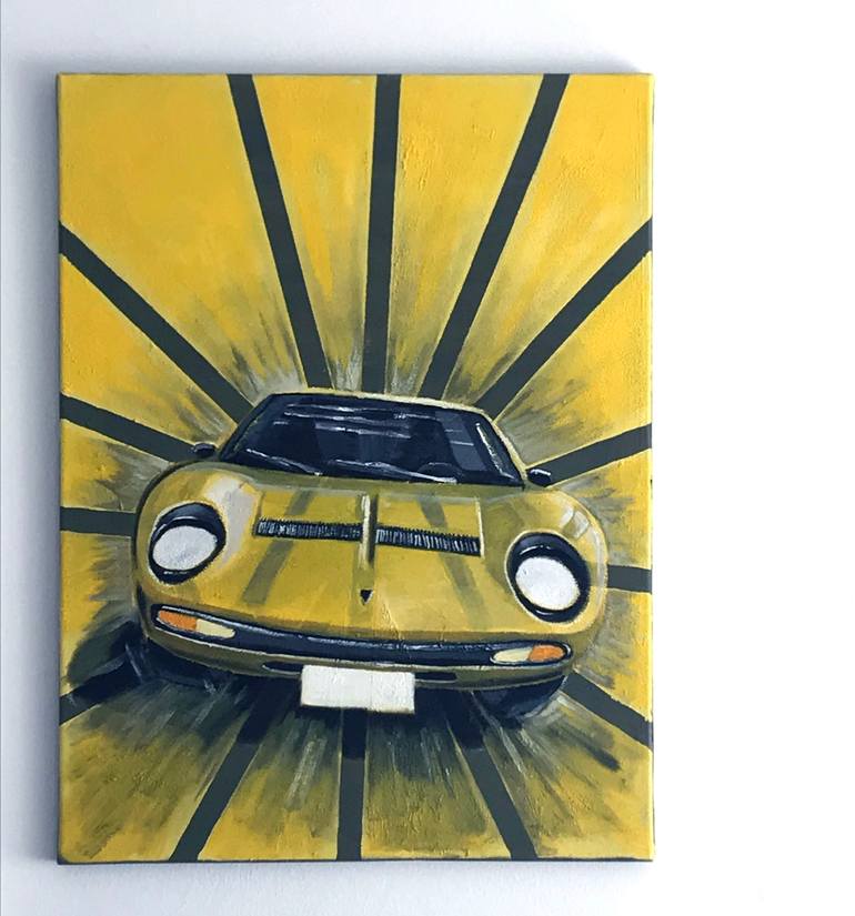 Original Conceptual Transportation Painting by Ayoub Saaif