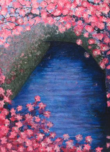 Original Impressionism Garden Paintings by JB Carrera