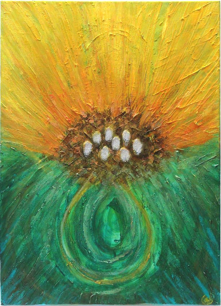 Print of Abstract Botanic Paintings by Jb Carrera