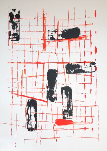 Original Modern Abstract Paintings by Rainer Garbe