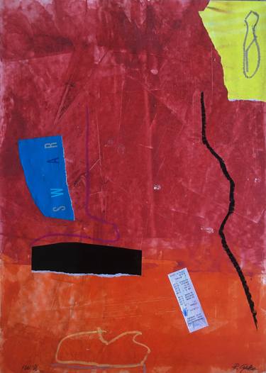 Original Modern Abstract Mixed Media by Rainer Garbe