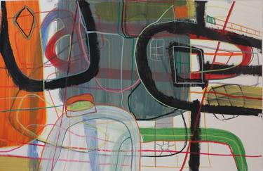 Original Modern Abstract Paintings by Rainer Garbe