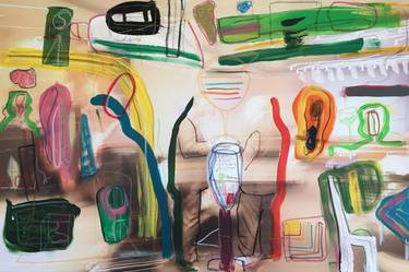 Original Expressionism Abstract Paintings by Rainer Garbe