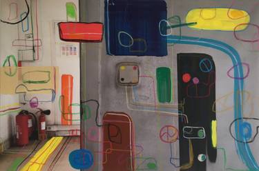 Original Expressionism Abstract Paintings by Rainer Garbe