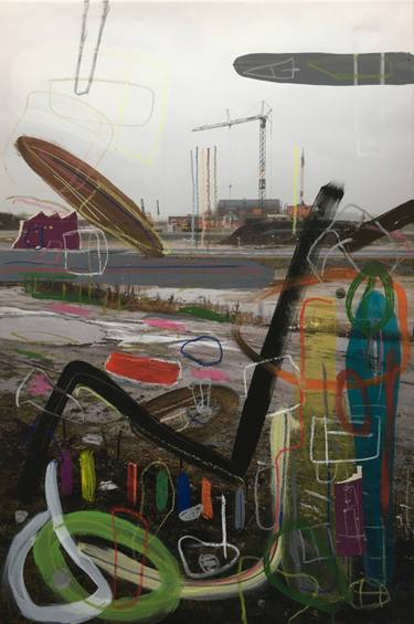 Original Expressionism Abstract Paintings by Rainer Garbe