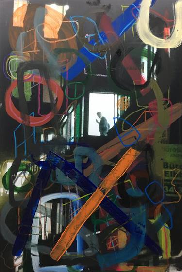 Original Expressionism Abstract Paintings by Rainer Garbe