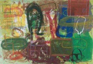 Original Expressionism Abstract Paintings by Rainer Garbe