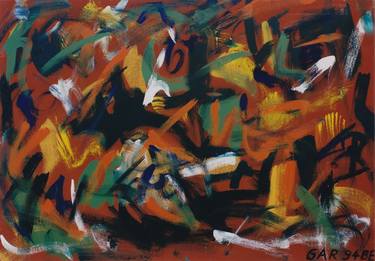 Original Expressionism Abstract Paintings by Rainer Garbe