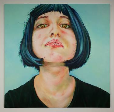 Original Portrait Painting by Pawel Cajgner