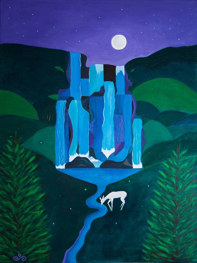 Water is Life Painting by Sofija Rapic Saatchi Art