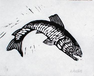 Original Fish Printmaking by Andy McLeod