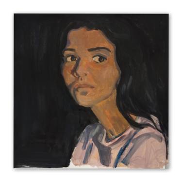 Print of Portrait Paintings by Zahra Azimzade