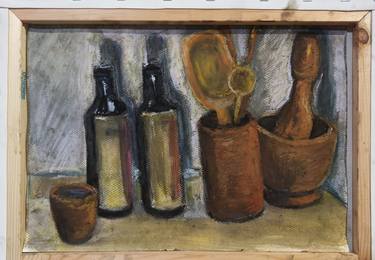 Print of Expressionism Still Life Paintings by Zahra Azimzade