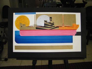 Print of Minimalism Ship Paintings by John Adams