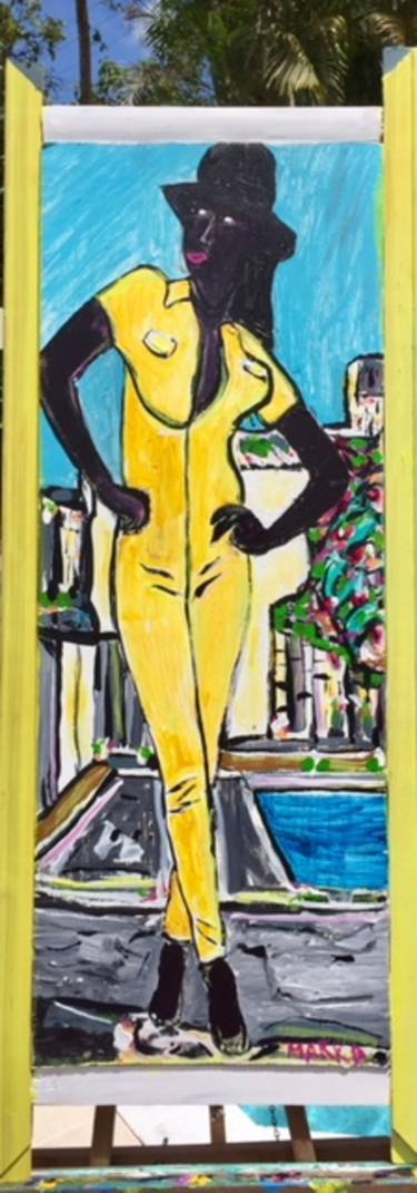 Original Art Deco People Painting by Marko Tomic