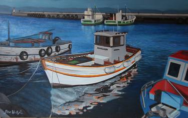 Print of Realism Boat Paintings by Pieter Wentzel